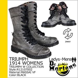Dr Martens 1914 Triumph Black Noir